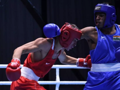 Asian youth boxing