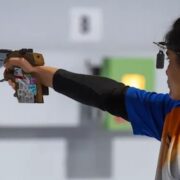 Manu Bhaker and Javad Foroughi win air pistol mixed team gold in President's Cup