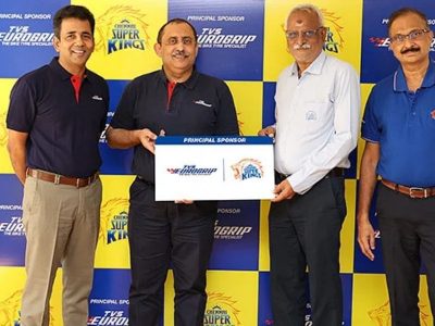 TVS Eurogrip join hands as Principal Sponsor of CSK