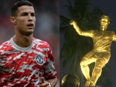 Goa installs Cristiano Ronaldo’s statue to inspire youth to take up football