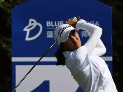 Aditi Ashok shoots career-best 63to finish T-15 at Drive On Championship
