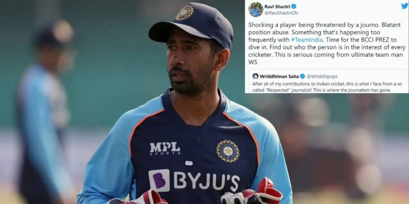 'Time for the BCCI President to dive in,' demands Ravi Shastri as Saha faces threat-laced texts