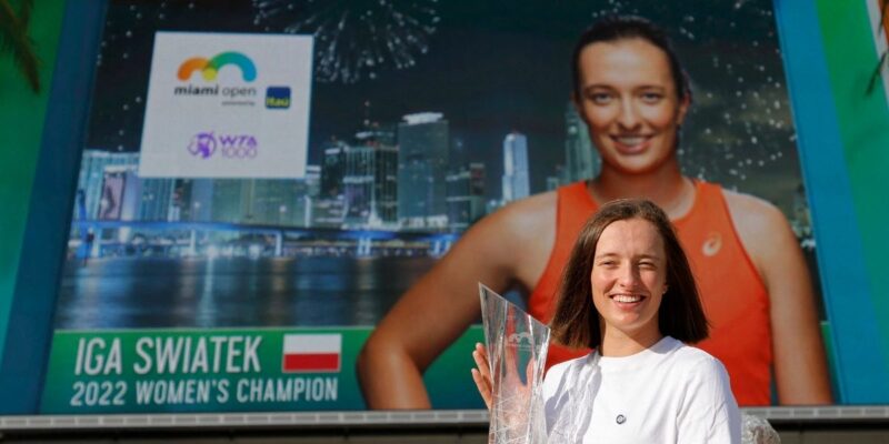Iga Swiatek completes 'Sunshine Double'
