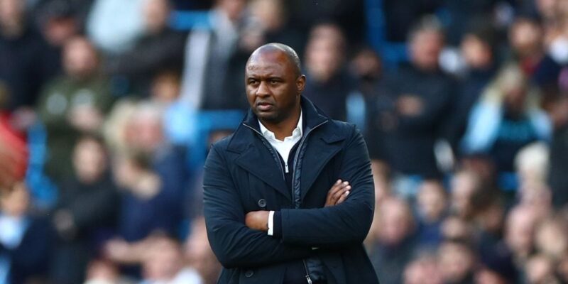 Patrick Vieira in altercation with fan after loss at Everton