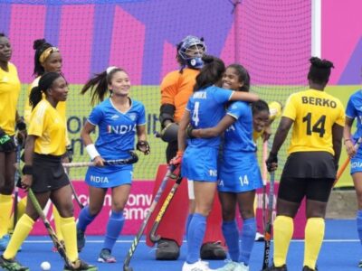 India beat minnows Ghana 5-0 in women's hockey opener