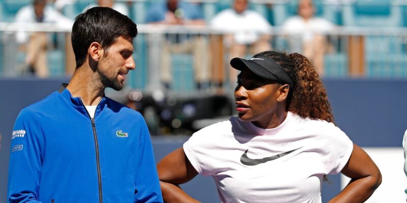Djokovic and Serena Williams included in U.S. Open entry list