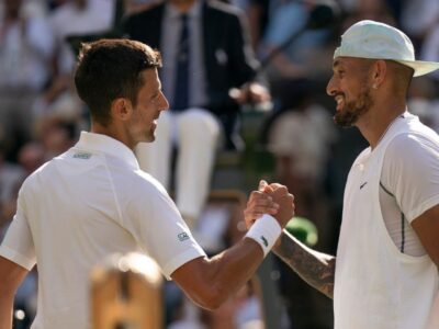 'Dinner is on me,' Djokovic tells Kyrgios after Wimbledon win