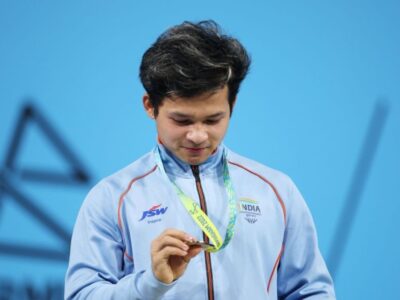 Weightlifter Jeremy Lalrinnunga wins Gold in men's 67kg final