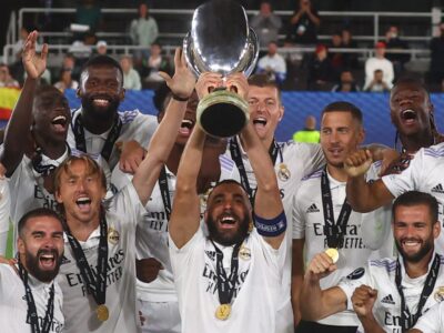 Real Madrid beat Eintracht Frankfurt to win UEFA Super Cup
