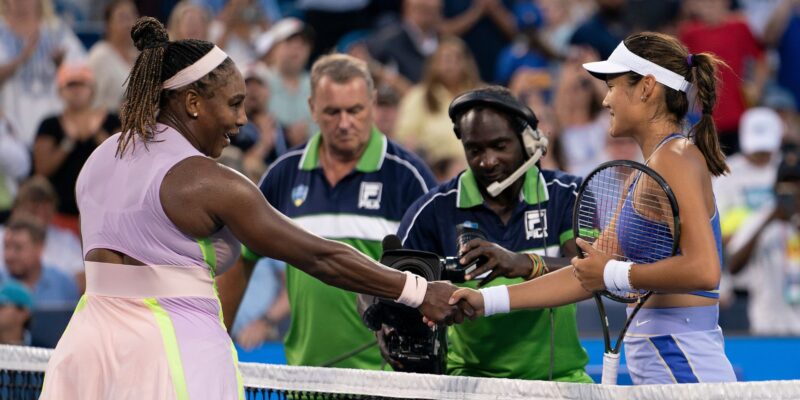 Serena Williams crashes out to Raducanu in Cincinnati Open