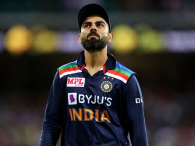 Indian cricketers congratulate Virat Kohli on his 100 T20I