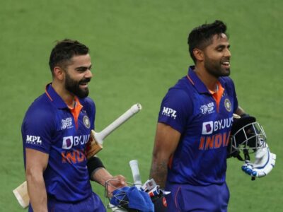 Kohli and Surya's fifty propel India to Asia Cup Super 4's