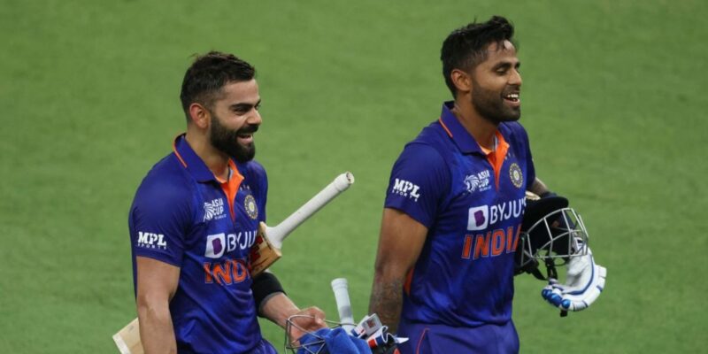 Kohli and Surya's fifty propel India to Asia Cup Super 4's
