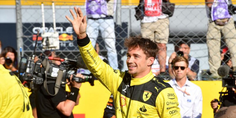 Charles Leclerc takes pole for Ferrari at Italian GP