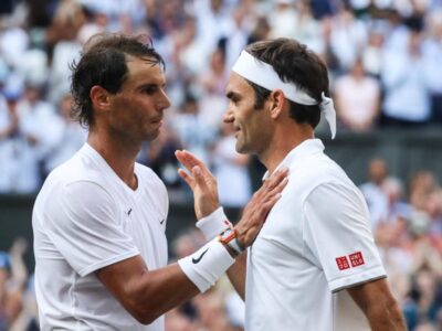 Roger Federer and Rafael Nadal