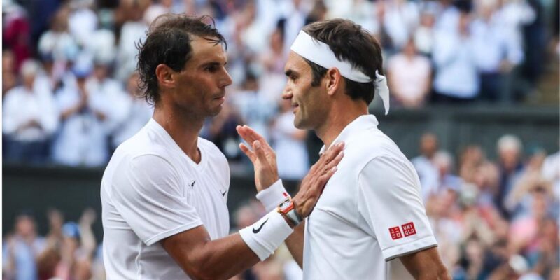 Roger Federer and Rafael Nadal