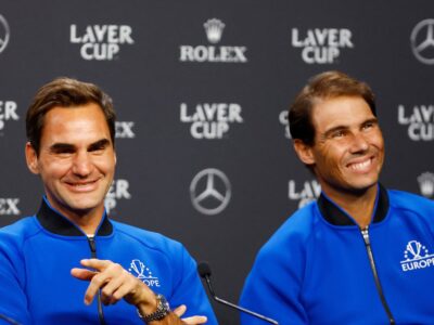 Roger Federer and Rafael Nadal