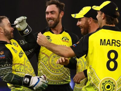 Australia climbs to second spot in Group 1 after a commanding 42-run win over Ireland