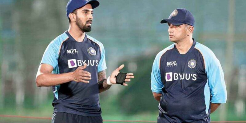 KL Rahul and Rahul Dravid