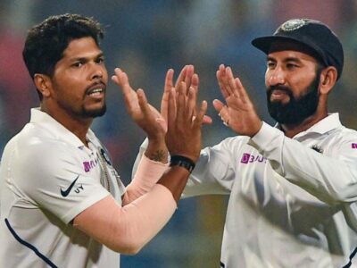 Umesh Yadav and Cheteshwar Pujara
