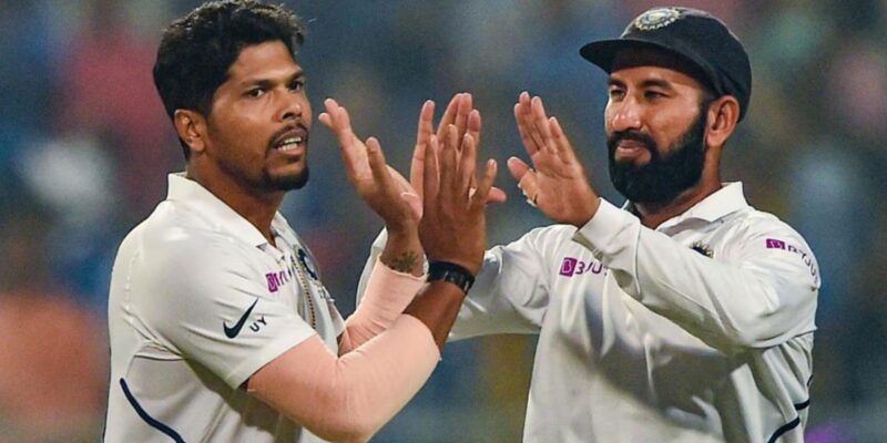 Umesh Yadav and Cheteshwar Pujara
