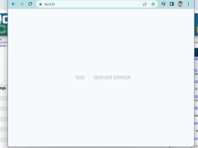 Error 404: BCCI website goes down