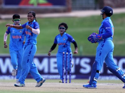 U-19 Women's T20 WC: Parshavi powers India to a convincing 7-wicket win over Sri Lanka