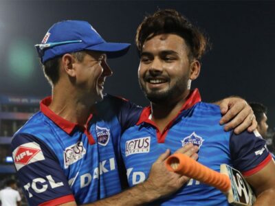 Ricky Ponting and Rishabh Pant