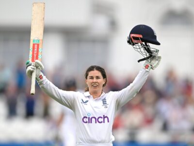 Sutherland & Beaumont’s Maiden Test centuries steal the show-England trail by 255 runs at stumps