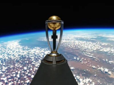 Biggest ever ICC Men's Cricket World Cup Trophy Tour goes into the stratosphere