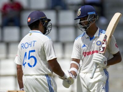 WI vs IND 1st Test: Yashasvi slams hundred on debut, India 312/2 at stumps on Day 2