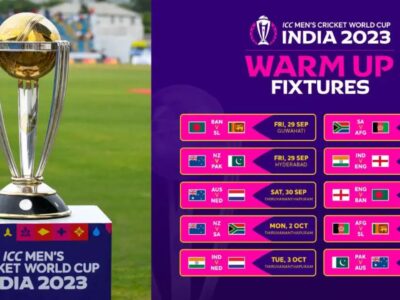 ICC Men’s Cricket World Cup 2023 warm-up matches confirmed