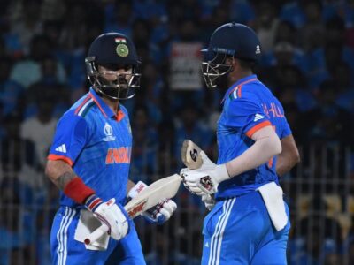 ICC ODI World Cup 2023: Kohli and KL wins the game for India by six wickets
