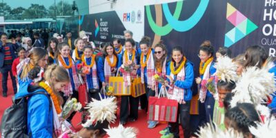 Italy Women's Hockey Team arrives for FIH Hockey Olympic Qualifiers Ranchi 2024