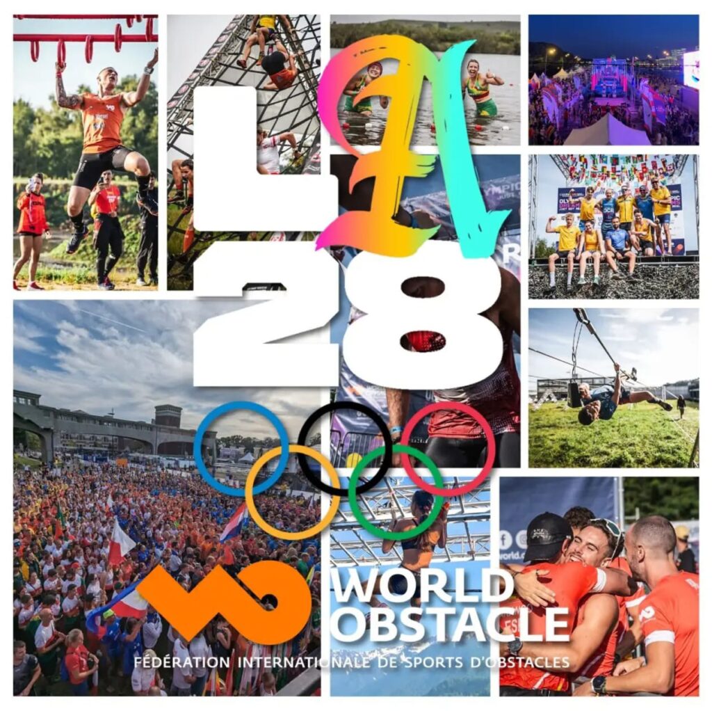 LA 28 WORLD OBSTACLE logo
