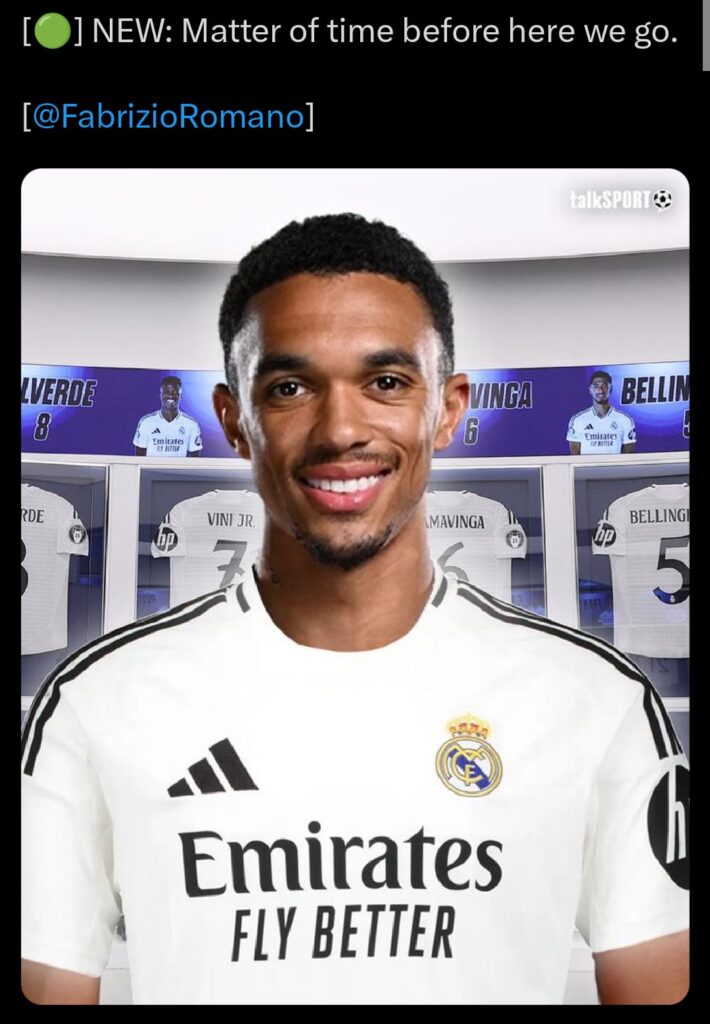 Trent Alexander Real Madrid Jersey