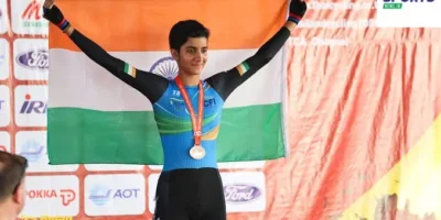 Harshita Jakhar Cycling