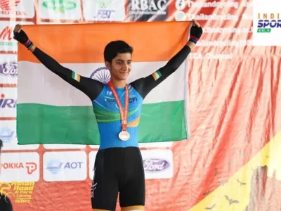 Harshita Jakhar Cycling