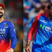 Kohli rcb and Axar Patel dc in their IPL 2025 team jerseys