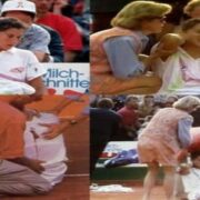 Seles after the stabbing incident