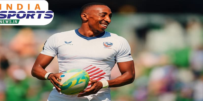 Perry Baker Holding the ball and laughing
