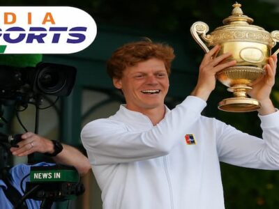 annik Sinner, the 23-year-old Italian tennis star, became the first Italian in history to win a Wimbledon singles title after defeating Carlos Alcaraz