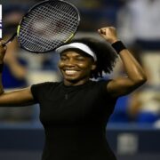 Last year, she had surgery to remove uterine fibroids, but has now stunned the tennis world with her comeback win.