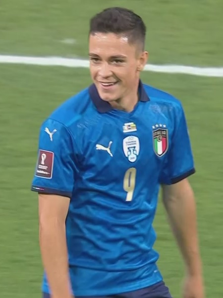Raspadori made his senior debut for the Italy national team in 2021 at the age of 21