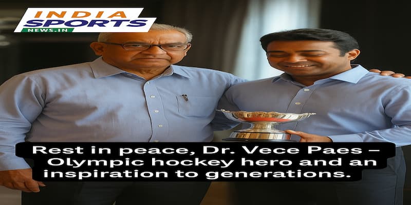 Paes played as a midfielder in the Indian hockey team and, after retirement, donned multiple hats in his long association with Indian sport