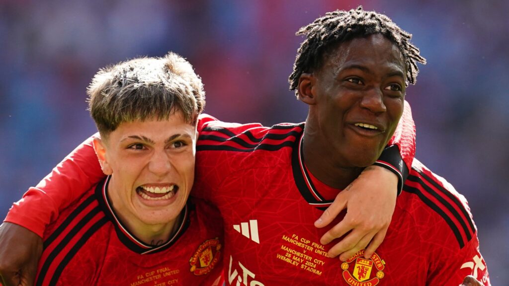 The looming danger lies in the uncertain futures of two of United’s most promising academy graduates: Alejandro Garnacho and Kobbie Mainoo
