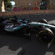 Formula 1 car during Azerbaijan GP 2026 qualifying