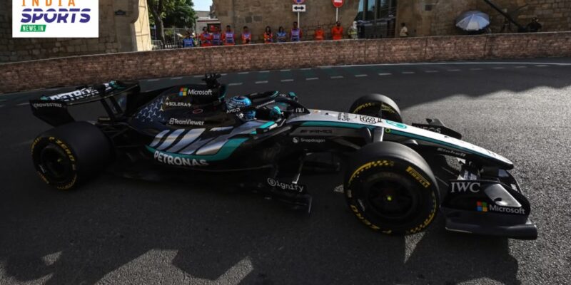 Formula 1 car during Azerbaijan GP 2026 qualifying
