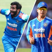 Jasprit Bumrah and Vaibhav Sooryavanshi during India's T20i preparations