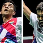 ndian badminton players Lakshya Sen and Kidambi Srikanth in action during their respective matches at the China Masters 2026.
